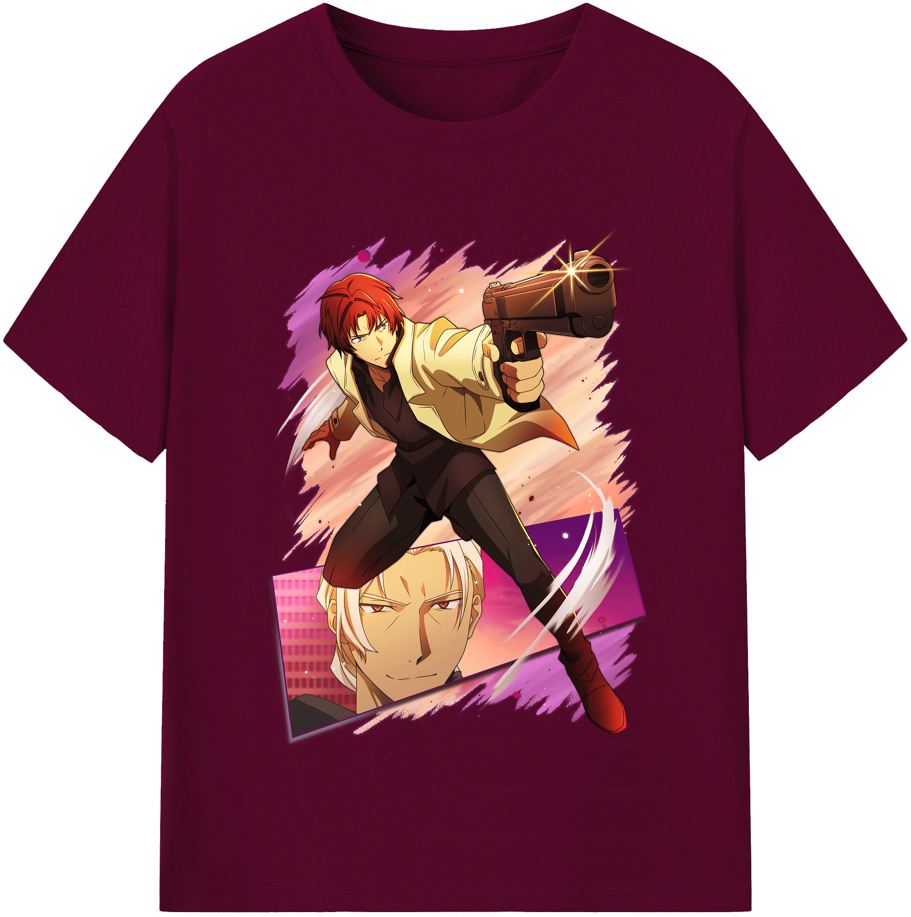 （画像用） 文豪ストレイドッグス Bungo Stray Dogs レディースカジュアルプリントTシャツ（綿100％）